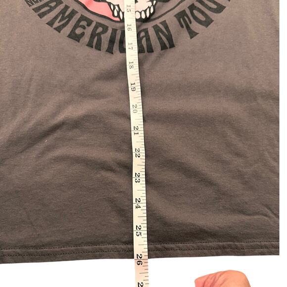 Grateful Dead 1984 American Tour Graphic Tee Festival Concert Gray NWOT, S - Picture 4 of 5